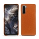Coque cuir OnePlus Nord - Orange vibrant