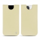 Apple iPhone 12 Pro Max leather pouch - Beige ( Nappa - Pantone 7502C ) 