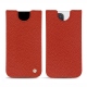 Apple iPhone 12 Pro Max leather pouch - Papaye ( Pantone 180C ) 