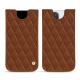 Capa em pele Apple iPhone 12 Pro Max - Marron - Couture ( Nappa - Pantone 1615C ) 