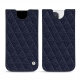 Pochette cuir Apple iPhone 12 Pro Max - Cobalt - Couture ( Pantone 2766C ) 
