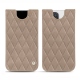 Capa em pele Apple iPhone 12 Pro Max - Taupe vintage - Couture