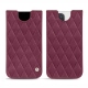 Custodia in pelle Apple iPhone 12 Pro Max - Prune vintage - Couture