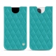 Capa em pele Apple iPhone 12 Pro Max - Bleu fluo - Couture