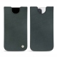 Apple iPhone 12 Pro Max leather pouch - Blu marino
