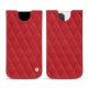 Lederschutzhülle Apple iPhone 12 Pro Max - Rouge troupelenc - Couture