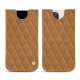 Apple iPhone 12 Pro Max leather pouch - Castan esparciate - Couture