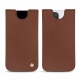 Apple iPhone 12 Pro Max leather pouch - Marron délicat