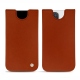 Apple iPhone 12 Pro Max leather pouch - Orange Veggie