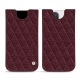 Funda de piel Apple iPhone 12 Pro - Lie de vin - Couture ( Pantone 5115C ) 