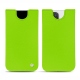 Apple iPhone 12 Pro leather pouch - Vert fluo