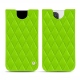 Apple iPhone 12 Pro leather pouch - Vert fluo - Couture