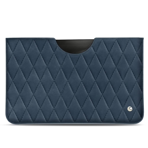 Ledertaschen für Samsung Galaxy Tab S7 PlusJean vintage - Couture ( Pantone #2f414f  ) 