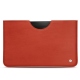 Samsung Galaxy Tab S7+ leather pouch - Arange clouquié