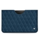 Custodia in pelle Samsung Galaxy Tab S7+ - Blu mediterran - Couture