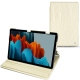 Custodia in pelle Samsung Galaxy Tab S7+ - Crocodile milk