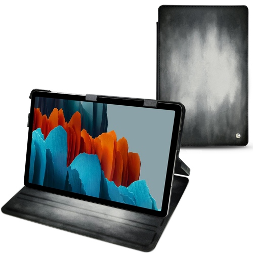  Horizontal Flip Covers for Samsung Galaxy Tab S7 PlusGris Patine