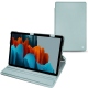 Samsung Galaxy Tab S7+ leather case - Bleu Ciel PU