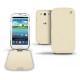 Samsung GT-i9300 Galaxy S III  leather case - Ivoire ( Sleek P C12 - White ) 