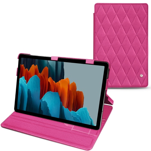 Horizontal Flap Covers for Samsung Galaxy Tab S7Rose BB - Couture ( Pantone #DB599F )