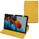 Housse cuir Samsung Galaxy Tab S7 - Jaune soulèu