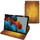 Housse cuir Samsung Galaxy Tab S7 - Doré Patine