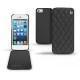 Housse cuir Apple iPhone 5  - Noir - Couture ( Nappa - Black ) 