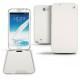 Samsung Galaxy Note 2  leather case - Blanc ( Nappa - White ) 