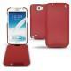 Samsung Galaxy Note 2  leather case - Rouge ( Nappa - Pantone 199C ) 
