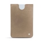 Custodia in pelle Microsoft Surface Duo con bumper - Taupe vintage ( Pantone 7530C ) 