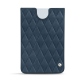 Custodia in pelle Microsoft Surface Duo con bumper - Jean vintage - Couture