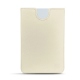 Pochette cuir Microsoft Surface Duo avec bumper - Blanc PU