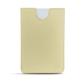 Microsoft Surface Duo with bumper leather pouch - Beige PU