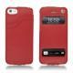 硬质真皮保护套 Apple iPhone 5 - Rouge ( Nappa - Pantone 199C ) 