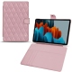 Housse cuir Samsung Galaxy Tab S7+ - Rose - Couture ( Nappa - Pantone 2365C ) 