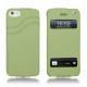 レザーケース Apple iPhone 5 - Vert olive ( Nappa - Pantone 578U ) 