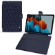 Samsung Galaxy Tab S7+ leather case - Cobalt - Couture ( Pantone 2766C ) 