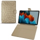 Capa em pele Samsung Galaxy Tab S7+ - Autruche desert