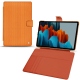 Capa em pele Samsung Galaxy Tab S7+ - Abaca arancio