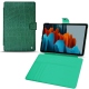 Samsung Galaxy Tab S7+ leather case - Crocodile pino