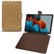 Housse cuir Samsung Galaxy Tab S7+ - Sable vintage - Couture