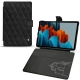 Capa em pele Samsung Galaxy Tab S7+ - Negre poudro - Couture