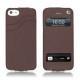Custodia in pelle Apple iPhone 5 - Châtaigne ( Pantone 476C ) 