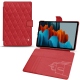 Housse cuir Samsung Galaxy Tab S7+ - Rouge troupelenc - Couture