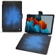 Capa em pele Samsung Galaxy Tab S7+ - Bleu Patine