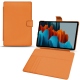Samsung Galaxy Tab S7+ leather case - Orange PU