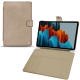 Samsung Galaxy Tab S7 leather case - Taupe vintage ( Pantone 7530C ) 