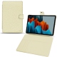 Custodia in pelle Samsung Galaxy Tab S7 - Ivoire ( Sleek P C12 - White ) 