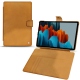 Samsung Galaxy Tab S7 leather case - Or Maïa ( Pantone 871C ) 