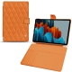 가죽 커버 Samsung Galaxy Tab S7 - Orange - Couture ( Nappa - Pantone 1495U ) 
